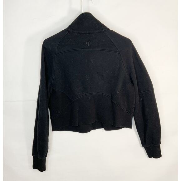 Lululemon Scuba Oversized Black Funnel Neck XS/S - Picture 4 of 4